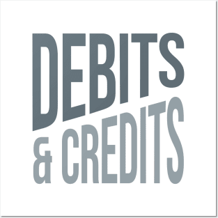 Accounting Debits and Credits for Accountants Posters and Art